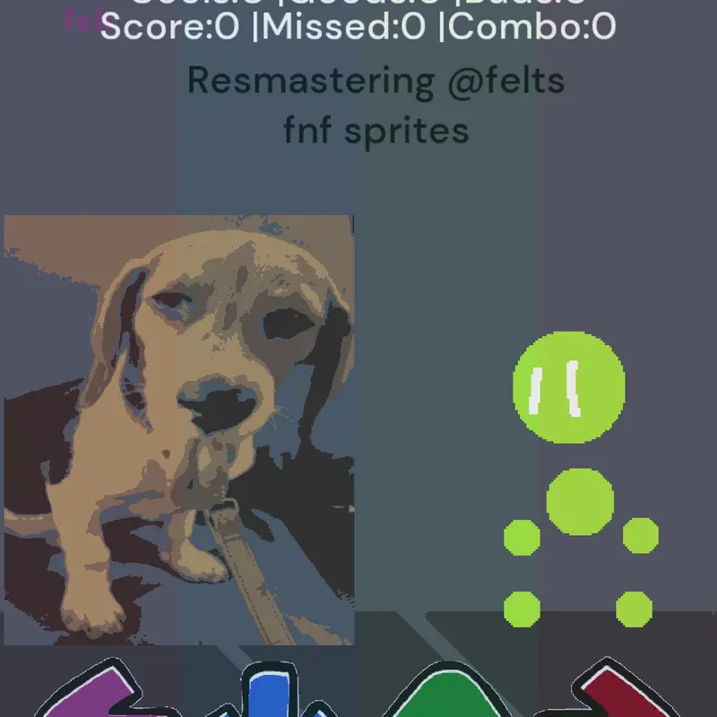 My dogs in fnf peaches vs penny by @volider23