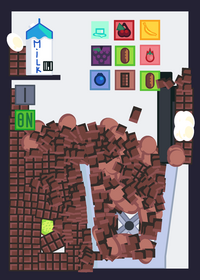 Self-made milshake game…