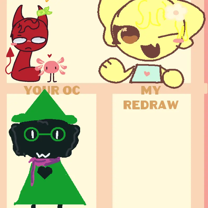 Oc redraw ig by @Its_Ralsei