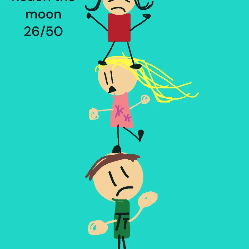 Reach the moon I guess by @pacbuster2-0