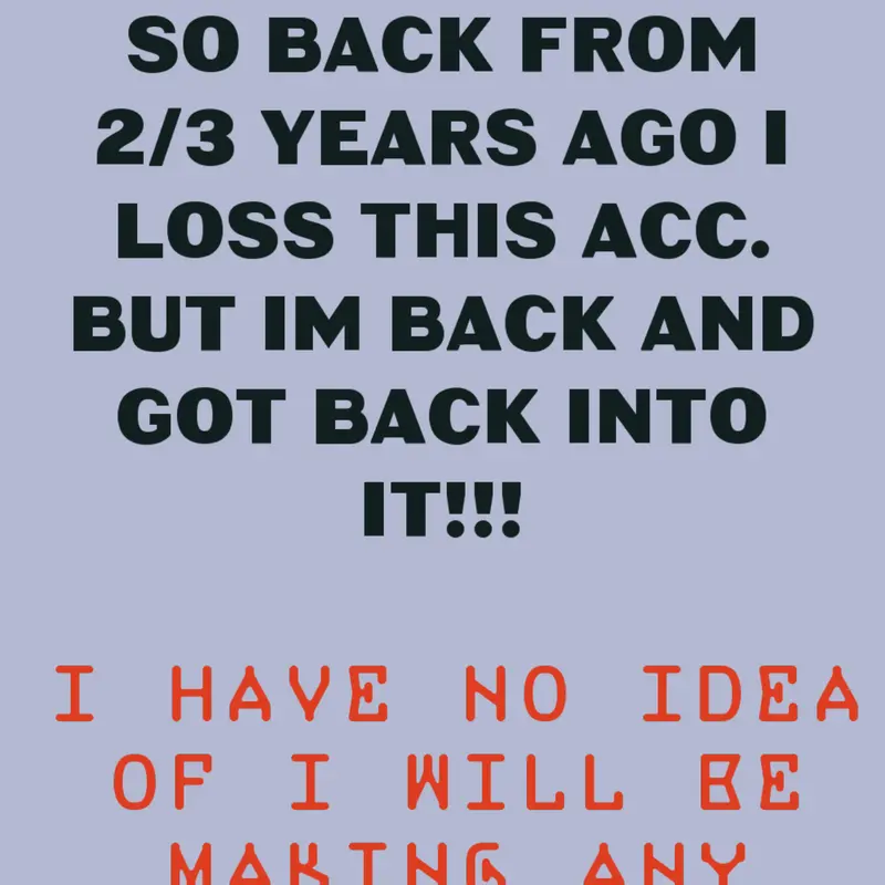 I am back? by @tamagotchi