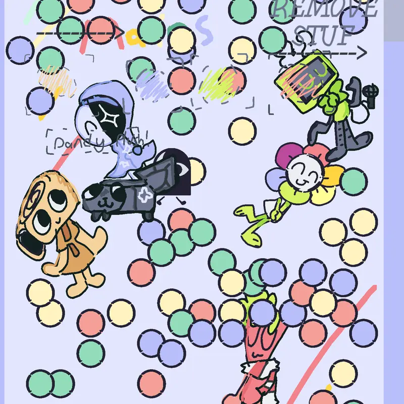 Dandy's World Ball Pit (idk y'all) by @SillyNuki