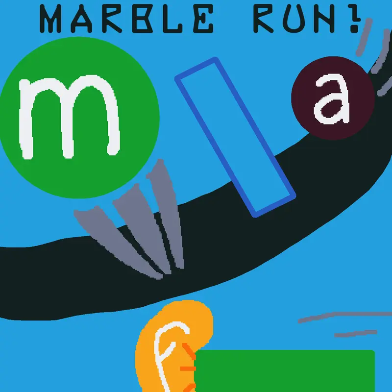 Letter’s Marble run! by @XxMoonpalxX