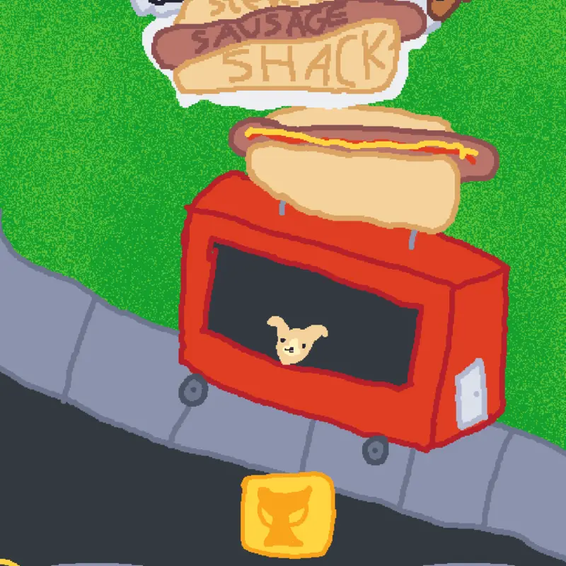 Steve's sausage shack by @bobzshredzbeanz