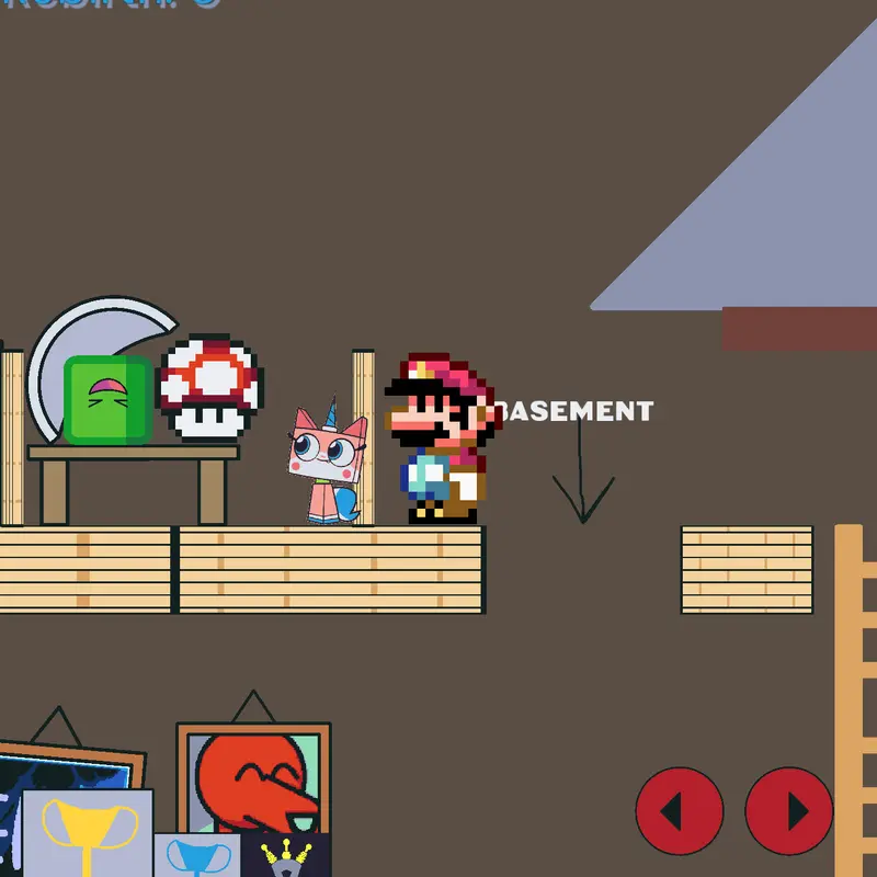 Super mario house by @NancyHolmes
