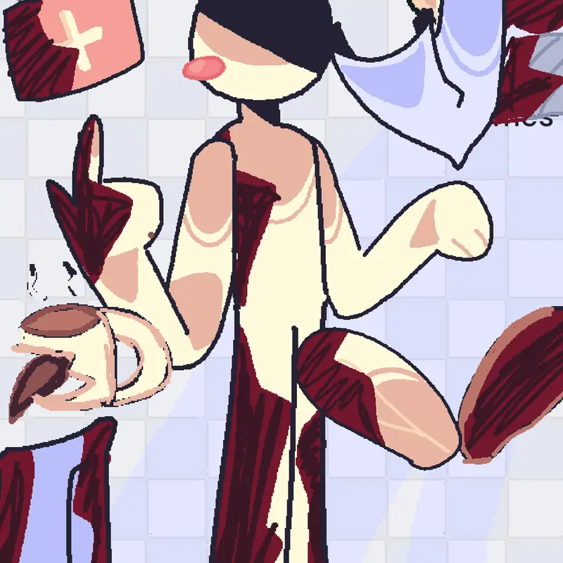 ANIMAL HOSPITAL KILLER AU by @OREO-YUMMY