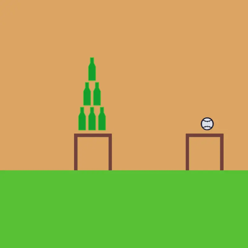 Ball bottle game by @TuffAura