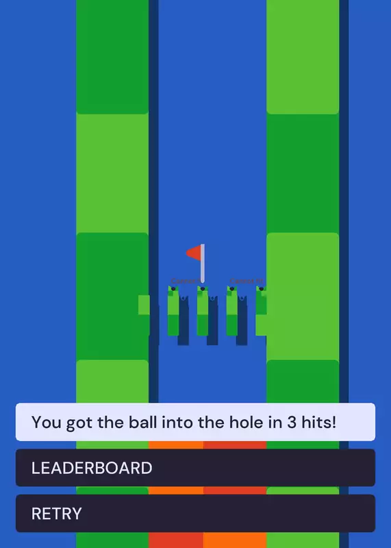 Golf landing by @Clarky_boy_luna