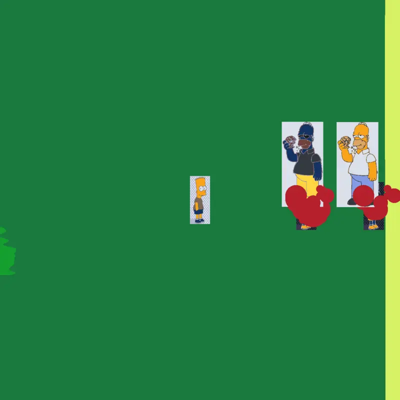 SNES xou vs homer by @Maxilinus