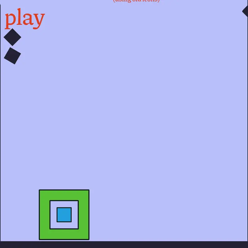 geometry dash by @rainbowpentagon
