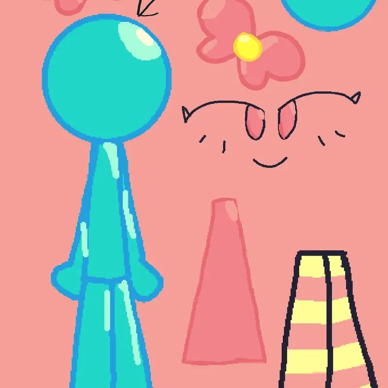 Dandys world dress up by @sillyvanillyXD