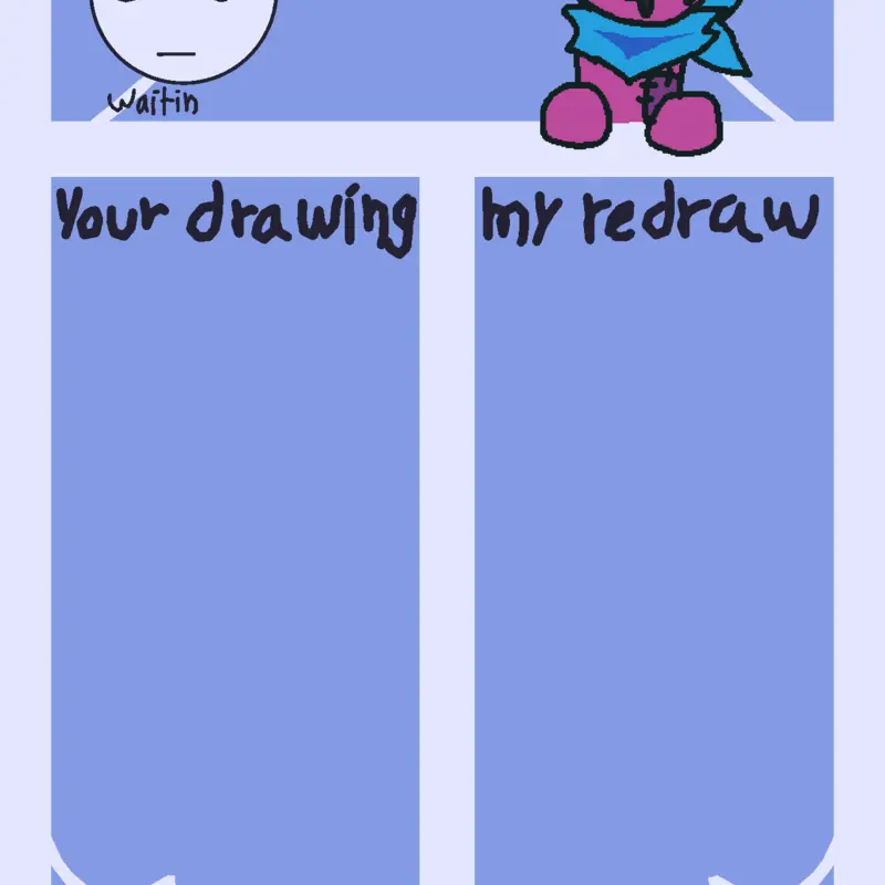 Redrawing your ocs again! by @Astrobot_fan_