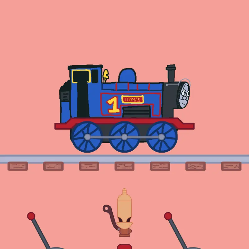 Thomas Train Crash! by @AshtonStudios_YT