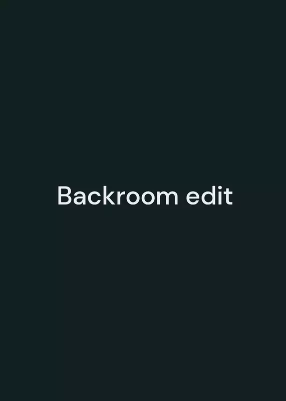 Backrroom by @justadonuthomer