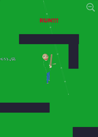 run from electric baldi!!!!!!!
