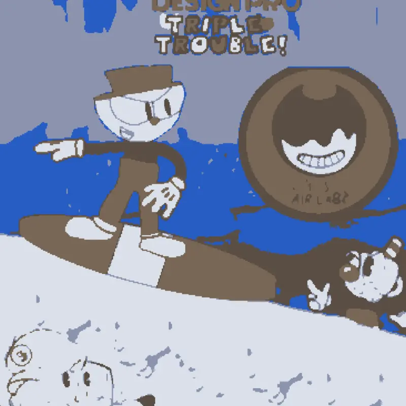 Cuphead Design Pro:Triple Trouble by @CupheadDesignPro