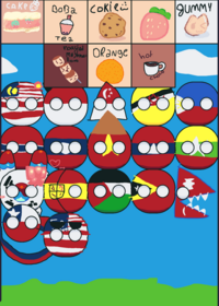 Malaysia Friends Countryballs Sandbox