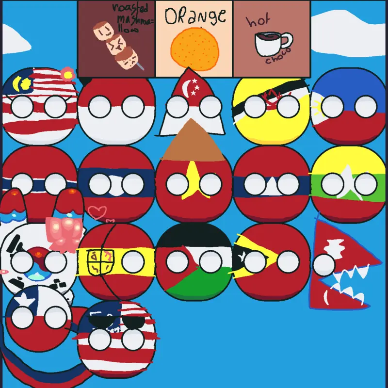 Malaysia Friends Countryballs Sandbox by @MIKAYSERYOUSEFFBINMU
