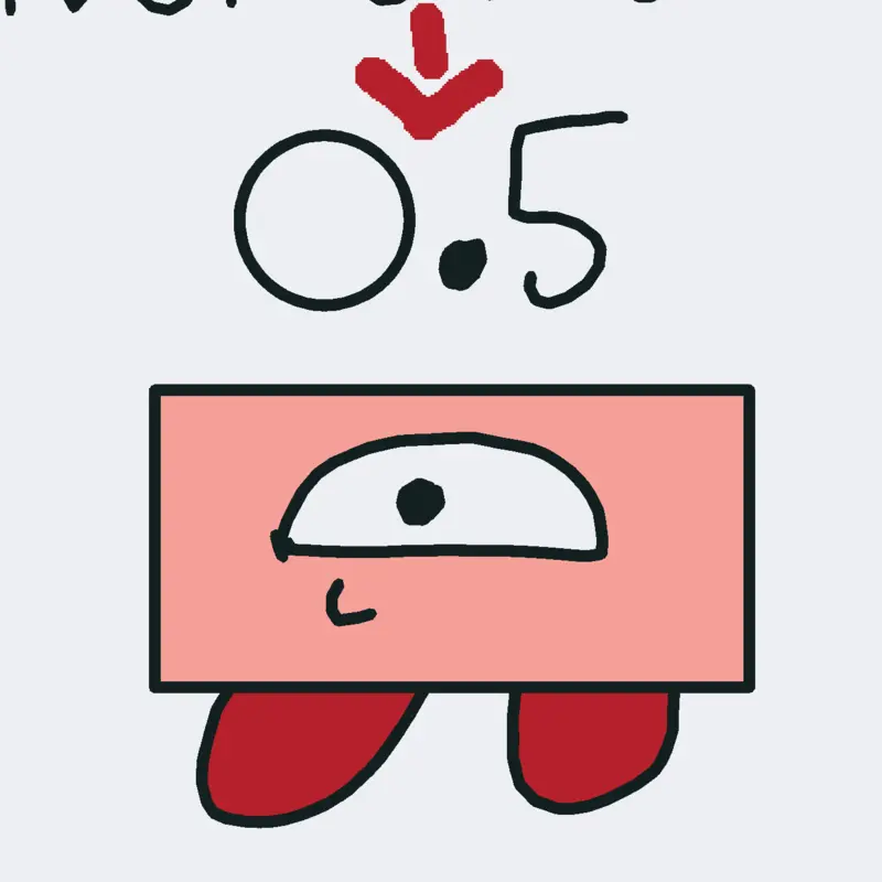 Numberblock 0.5 band by @santixd583