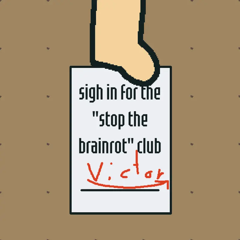 #stopbrainrot #ihatebrainrot by @TemplateRig
