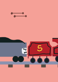 James crash tar wagon