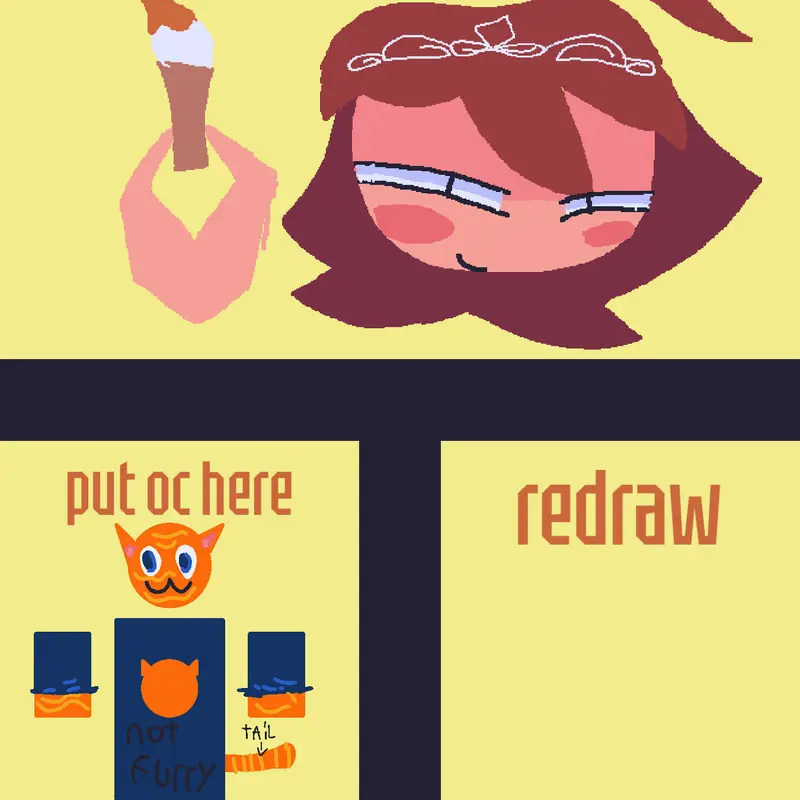 My oc accidently has two frames by @kittymeowmeow100