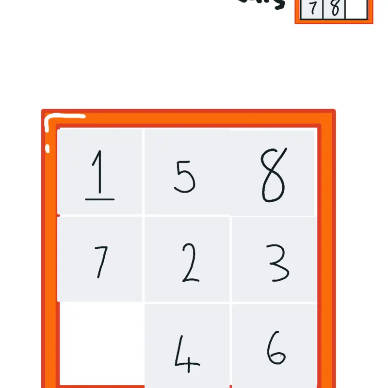 Number puzzle by @sedilarena
