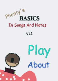 Phonty's basics in songs and notes