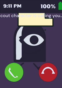 scout character is calling...