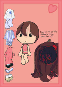 This is me in a dress up game! So cute!!