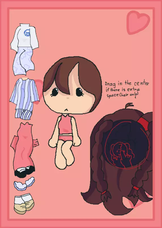 This is me in a dress up game! So cute!! by @little_bella_official