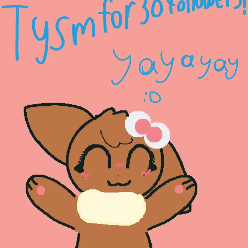 Tysm iluv_drawing!!!! by @Eeveesylva
