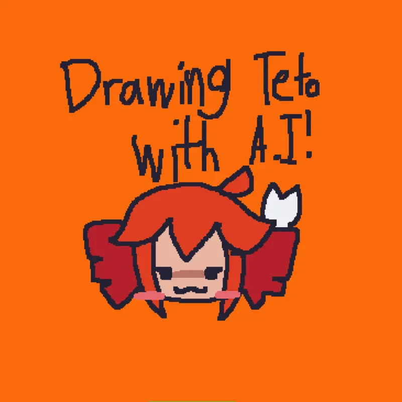Drawing Teto using A.I >:] by @LittleBearry