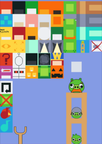 Angry Birds But is exaggerated