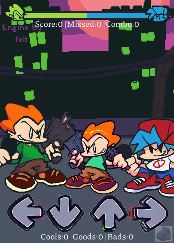 FNF with pico and pico and boyfriend by @rewriteform2932