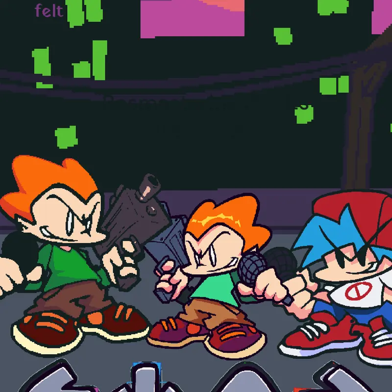 FNF with pico and pico and boyfriend by @rewrite_wruguashi_SONIC