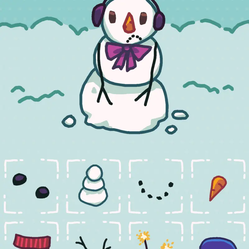 Welcome to my game] dress up the snowman by @MonhzayaZaya