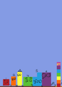 Numberblocks algodoo 1 to 10