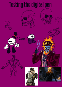 Testing the digital pen