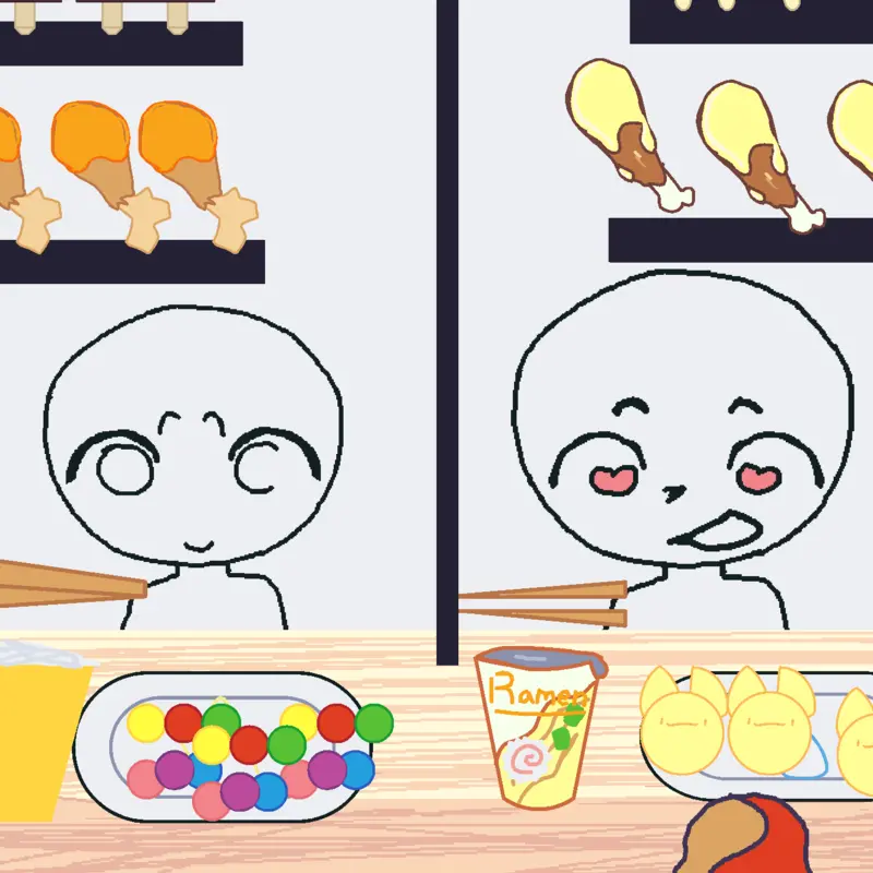 Mukbang by @uma_eyekon