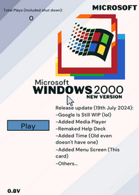 Windows 2000 New version