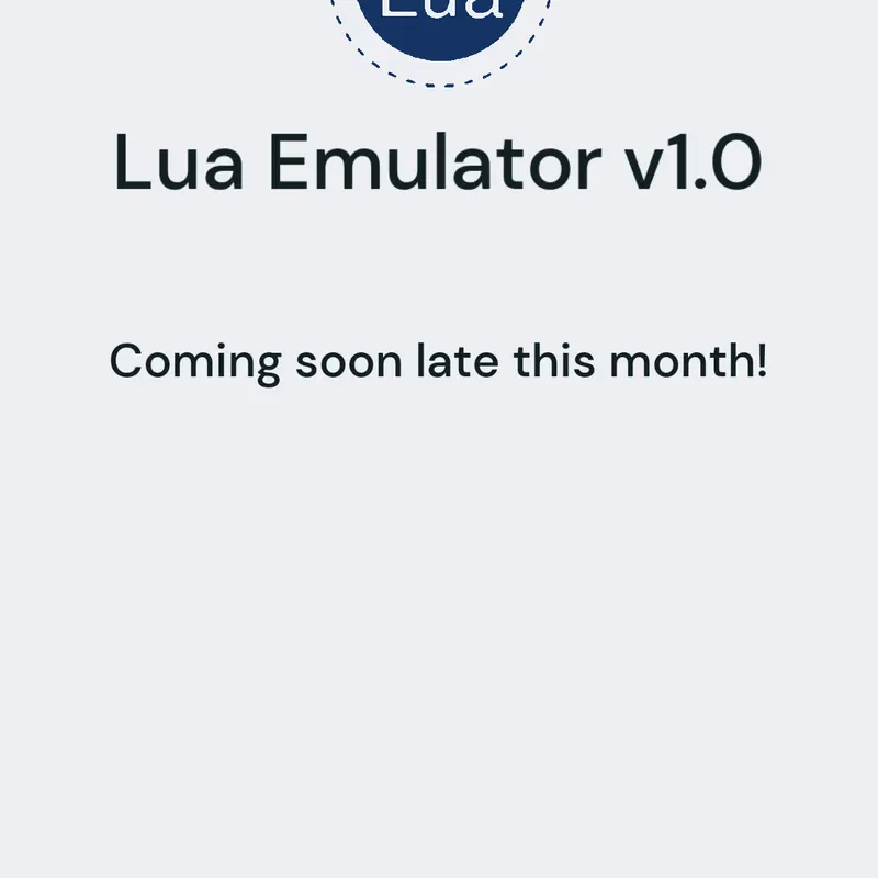 Lua Emulator Page by @TomatoLand