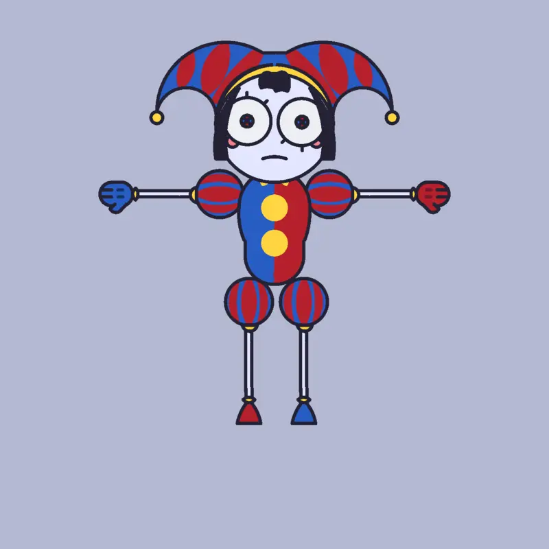 mazing Digital Circus tadc ragdoll pomni by @Abyss_cat