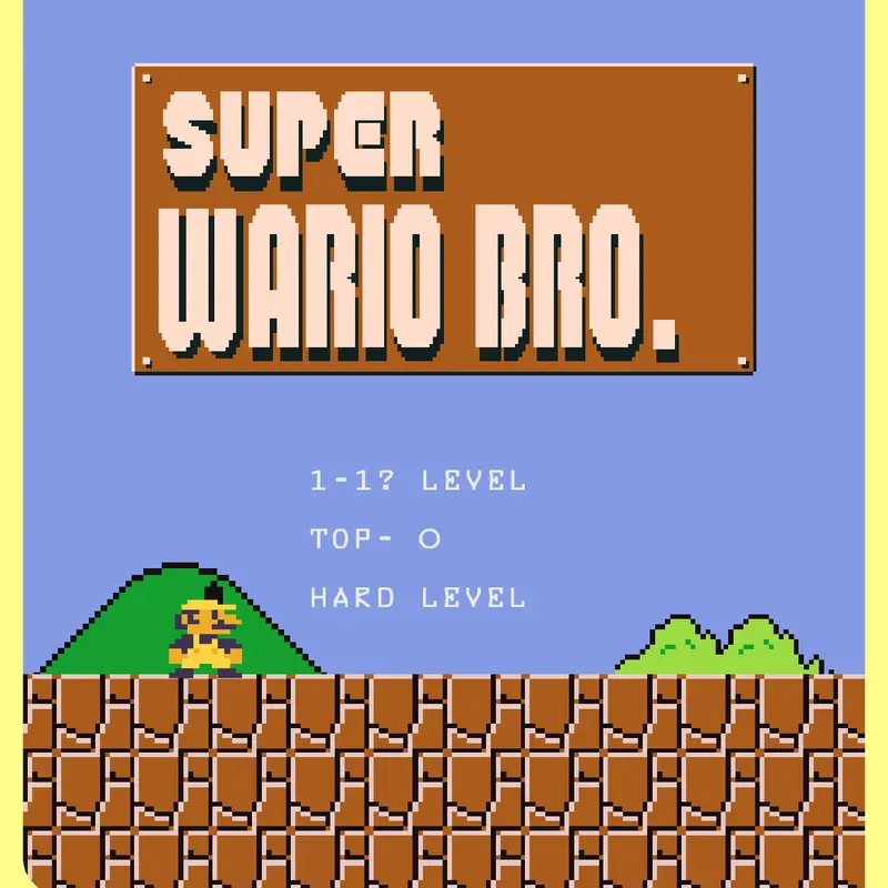 Super Wario Bro by @The_Cool_Penguin