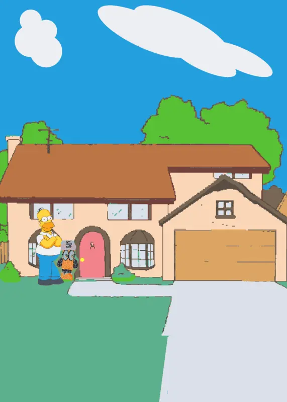Homer let the barts out by @numberblocks12345