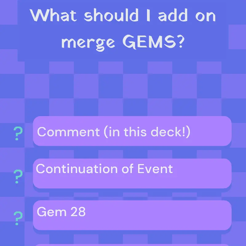 Merge Gems Poll! #poll by @Lynxd