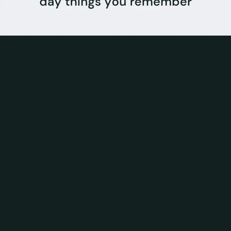 Remembered things by @NomoGeoblex
