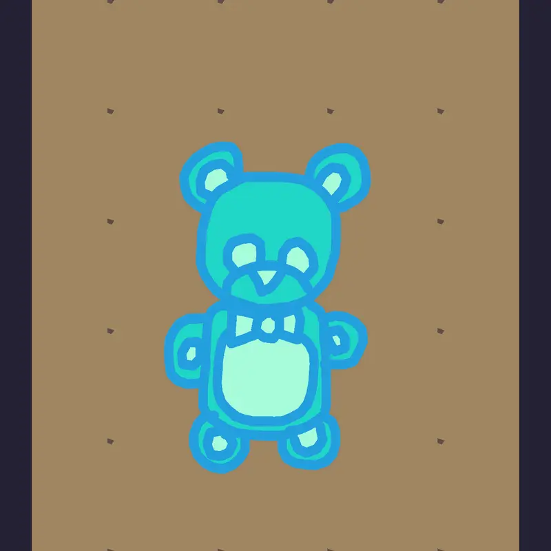Blue gummy bear by @yoboy_Ee177