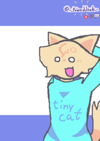 silly tiny cat 🥺🎀