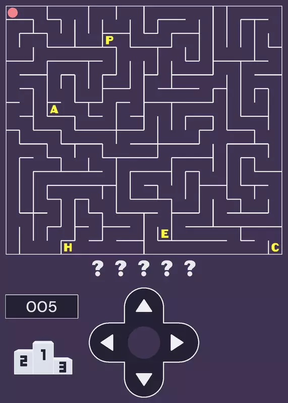 Word Maze by @GoombaDev